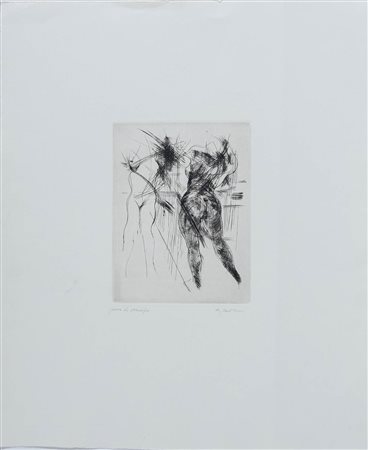 Giuseppe Ajmone (Carpignano Sesia 1923 – Romagnano Sesia 2005), “Senza titolo”.