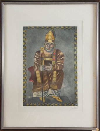 Franco Gentilini (Faenza 1909 – Roma 1981), “Figura Ecclesiastica”.
