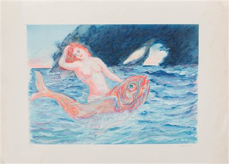 Aligi Sassu (Milano 1912 – Pollença 2000), “La Dragonera”.