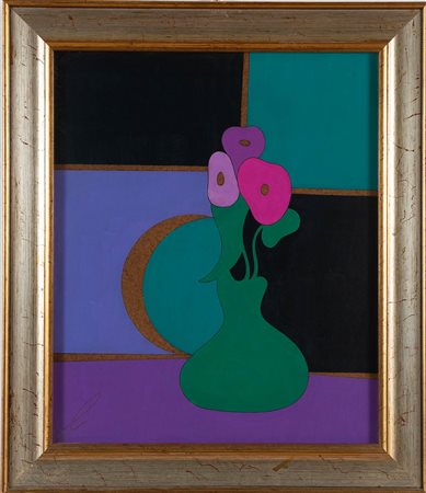 Corrado Cicognani (Bologna 1919 – 1992), “I fiori che non raccolsi”, 1972.