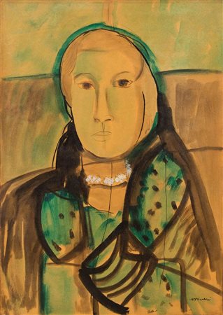 Bruno Cassinari (Piacenza 1912 – Milano 1992), “Donna” 1953.