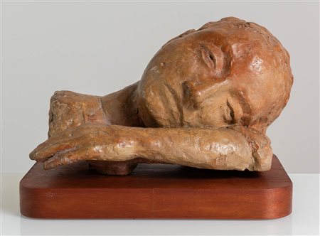 Annibale Zucchini (Ferrara 1891 – Garbagnate Milanese 1970), “Dormiente”, 1940 c.