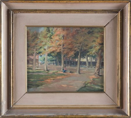 Pittore del XX secolo, “Nel parco”, 1942.
