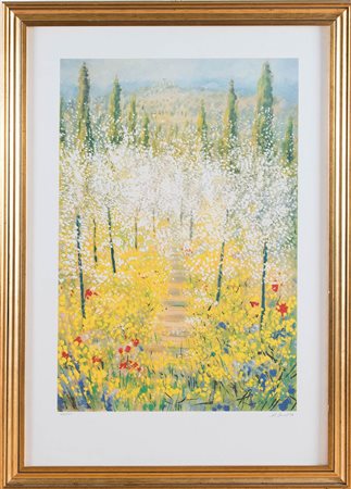 Michele Cascella (Ortona 1892 – Milano 1989), “Ginestre”.