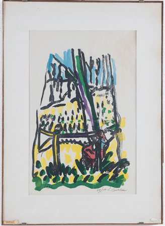 Luigi Bartolini (Cupramontana 1892 – Roma 1963), “Anna nei boschi”, 1961.