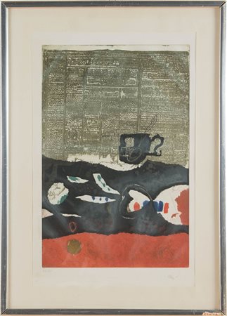 Antoni Clavé (Barcellona 1913 – Saint- Tropez 2005), “Senza titolo”.