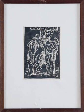 Felice Casorati (Novara 1883 – Torino 1963), “Deposizione”, 1938.