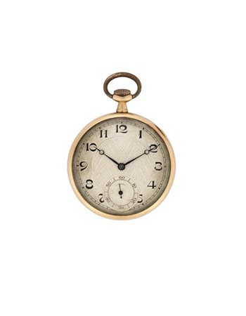 ANONIMO
Orologio da tasca da uomo in oro 18K
Epoca inizio secolo XX
Movimento c