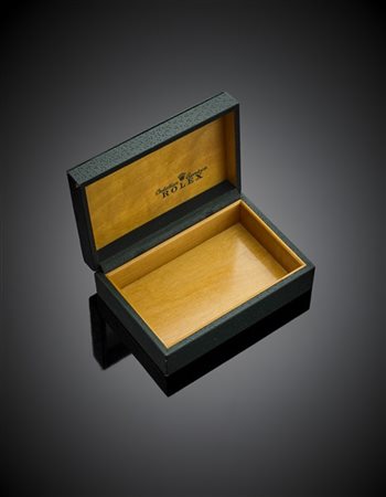 ROLEX
Custodia per orologio da polso in pelle verde
(difetti)