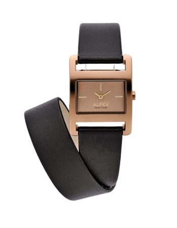 ALFEX
Orologio da polso da donna in acciaio
Anni 2000
Quadrante e cassa firmati