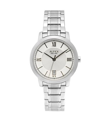 ALFEX
Orologio da polso da donna in acciaio
Anni 2000
Quadrante e cassa firmati