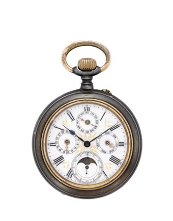 ANONIMO
Orologio da tasca da uomo in metallo
Epoca inizio secolo XX
Movimento c