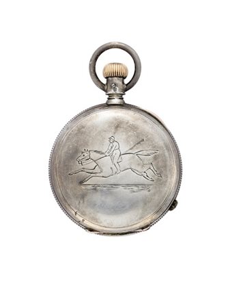 ANONIMO
Orologio da tasca da uomo in argento
Epoca inizio secolo XX
Movimento c