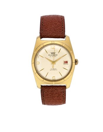 CLASSIC
Orologio da polso da uomo in metallo placcato oro
Anni '70
Quadrante fi