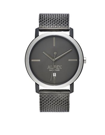 ALFEX
Orologio da polso da uomo in acciaio
Anni 2000
Quadrante e cassa firmati
