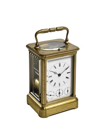 ANONIMO, Francia 
Officier con cassa in ottone e vetri.
Epoca fine secolo XIX/i