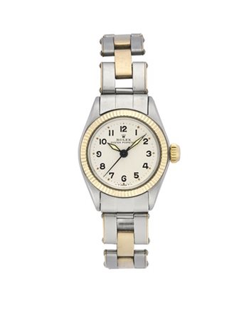 ROLEX LADY
Orologio da polso da donna in acciaio e oro
Anni '60
Quadrante, movi