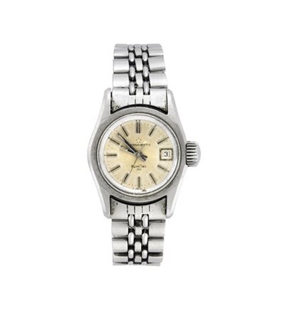 ETERNAMATIC 
Orologio da polso da donna in acciaio
Anni '70/'80
Quadrante, movi