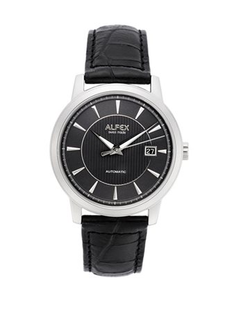 ALFEX
Orologio da polso da uomo in acciaio
Anni 2000
Quadrante e cassa firmati