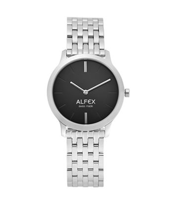 ALFEX
Orologio da polso da uomo in acciaio
Anni 2000
Quadrante e cassa firmati