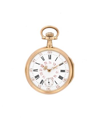 ANONIMO
Orologio da tasca da uomo oro rosa 18K
Epoca fine secolo XIX/inizio sec