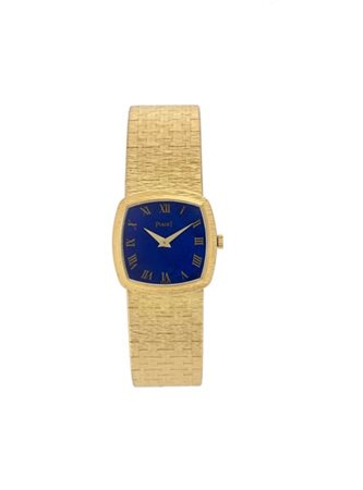 PIAGET
Orologio da polso da donna in oro 18K con bracciale integrato
Anni '70
Q