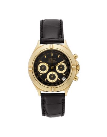 ZENITH EL PRIMERO
Orologio da polso da uomo in oro 18K
Anni '80
Quadrante, movi