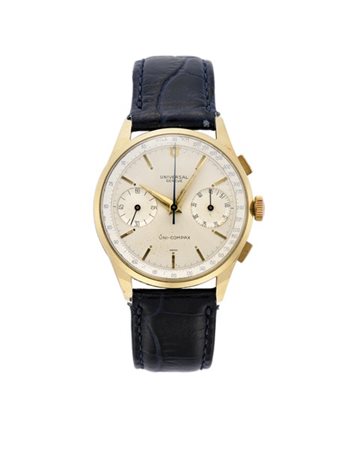 UNIVERSAL GENEVE CRONO UNICOMPAX 
Orologio da polso da uomo in oro 18K con cass