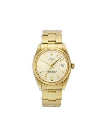 ROLEX DATE
Orologio da polso da uomo in oro 18K, con bracciale
Anni '70
Quadran