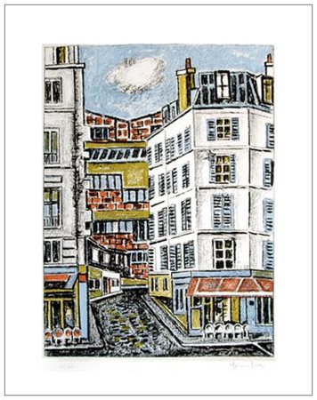 ORFEO TAMBURI Jesi 1910 – Parigi 1994 Senza titolo Litografia a colori...