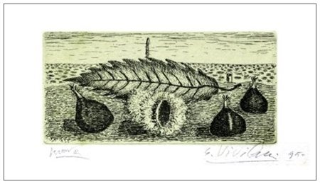 GIUSEPPE VIVIANI Agnano Pisano 1898 – Pisa 1965 Castagne e foglia 1950...