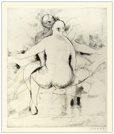 MARINO MARINI Pistoia 1901 – Viareggio 1980 Impressioni 1959 Acquaforte su...