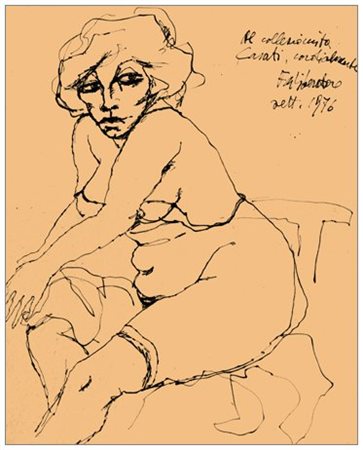 FAUSTO MARIA LIBERATORE Lucca 1922 – Lido di Camaiore 2004 Senza titolo 1976...