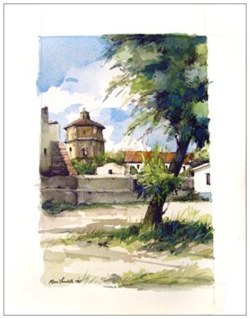 MARC SARDELLI Livorno 1930 Senza titolo 1968 Acquerello su cartoncino 37,5 x...