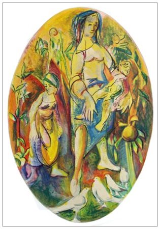 EUGENIO PARDINI Viareggio 1912 – Camaiore 2003 Senza titolo Affresco su...