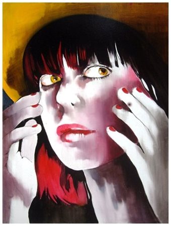 CLEONICE GIOIA Colleferro 1976 Giulia 2009 Olio su tela 80 x 60. Titolo,...