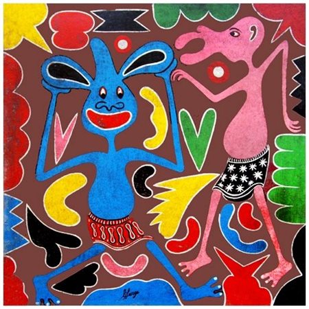 GEORGE LILANGA Kikwetu (Tanzania) 1934 – Dar es Salaam 2005 Senza titolo anni...