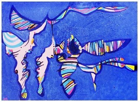 WLADIMIRO TULLI Macerata 1922 – 2003 Senza titolo 22.5.73 1973 Olio su tela...