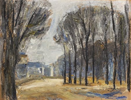 Renzo Bongiovanni Radice "Parigi" 1949
olio su cartone pressato (cm 28x35)
Sigla