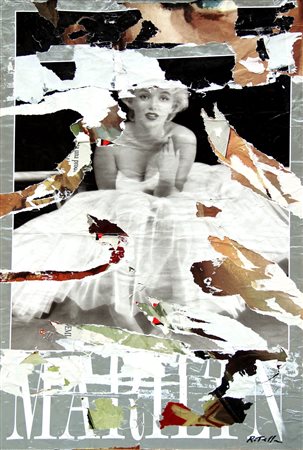 ROTELLA  Mimmo, Lo stupore di Marilyn 