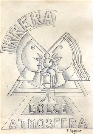 DEPERO Fortunato, Irrera. Dolce atmosfera