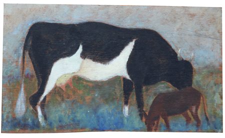 CESETTI Giuseppe, Mucca con vitello
