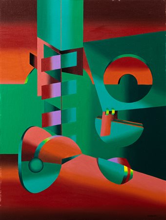 GIANNI ANDREASI (1940) - Auto spaziale, 1975