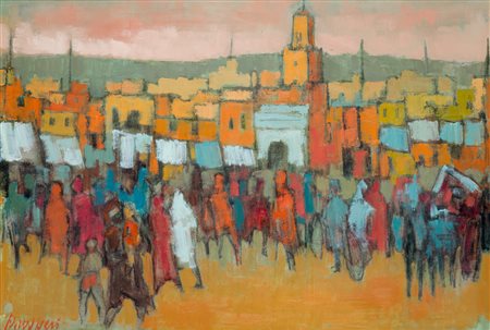 LUCIANO PROSPERI - Marrakech. Sera a Djemaa-El-Fnaa