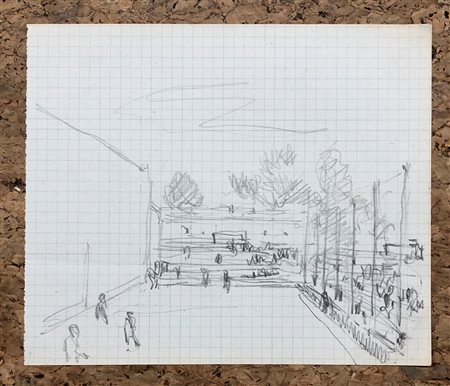 GALILEO CHINI (1873-1956) - Senza Titolo, circa 1944