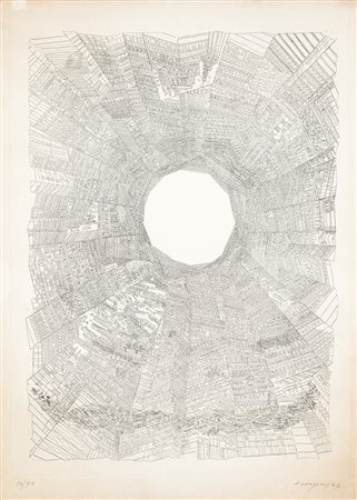 ALBERTO LONGONI (1921-1991) - Senza Titolo, 1966