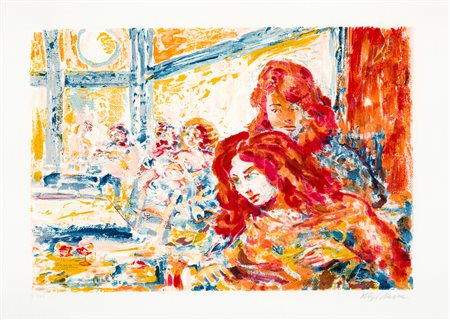 ALIGI SASSU (1912-2000) - Donne al caffè