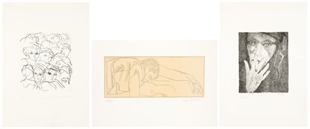 AUTORI VARI (TRECCANI, TORNABUONI, TREDICI) - Lotto unico di 3 opere grafiche