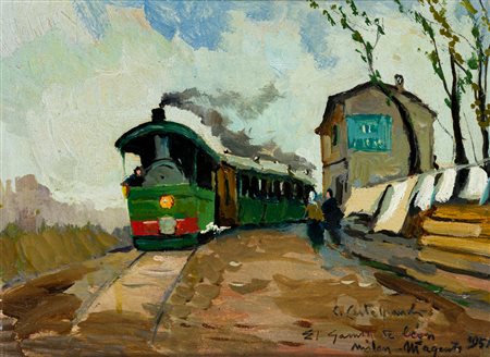 CIRANO CASTELFRANCHI (1912-1973) - L'ultim gamba de lègn. Milano Magenta, 1951