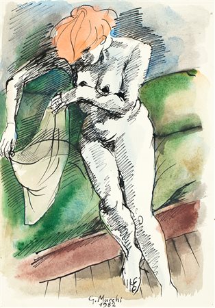 GABRIELE MUCCHI (1899-2002) - Nudo, 1982